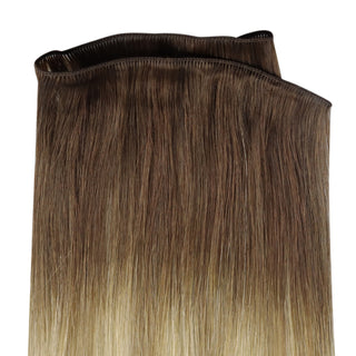 best hand tied weft extensions blonde sew in weft hair extensions Full Shine extensions for thin hair for women