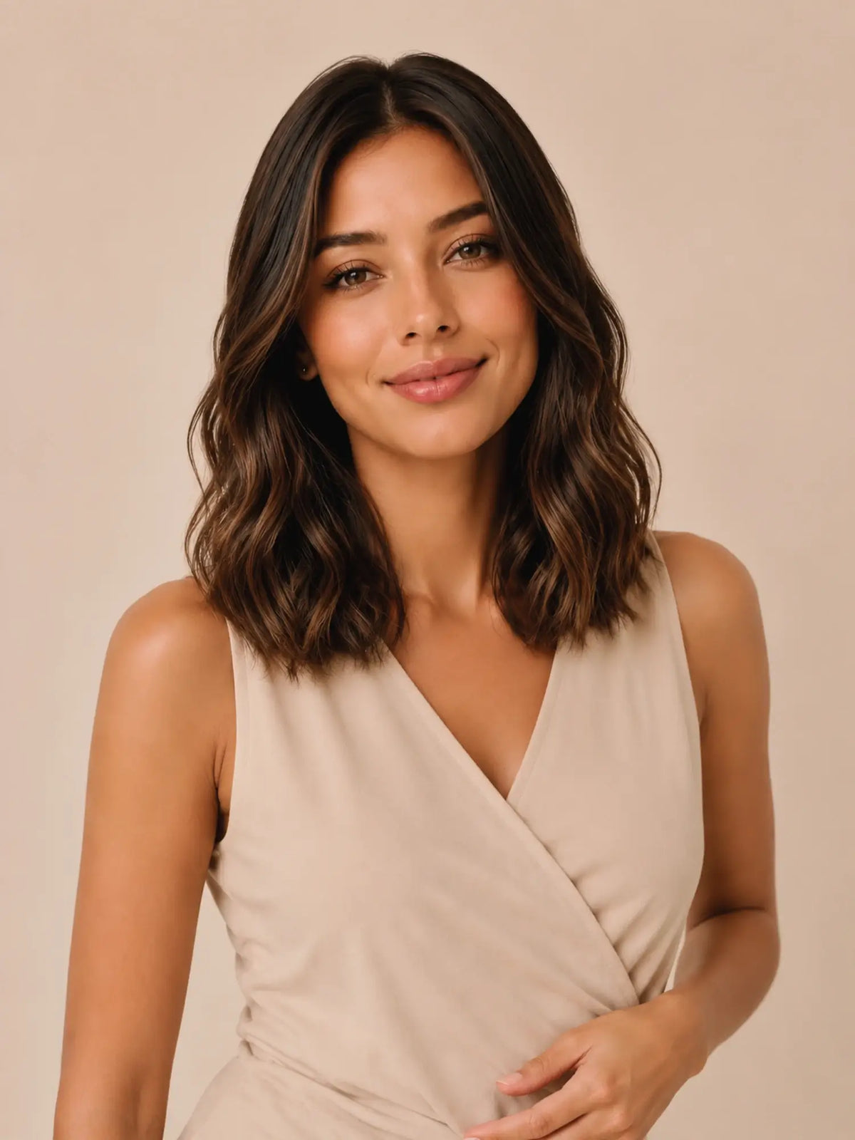 16 inch wavy hair