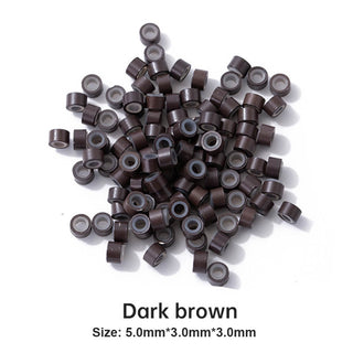 Full Shine Accessory Micro Ring Beads Black & Beige & Brown Color 200PCS/PACK (could only be shipped with hair)-Accessories-Full Shine
