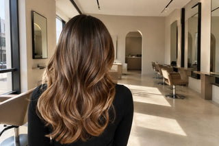 High-end salon quality hair extensions providing seamless volume and multi-tonal dimension for fine hair