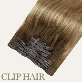 Human Hair Clip in Extensions-Full Shine