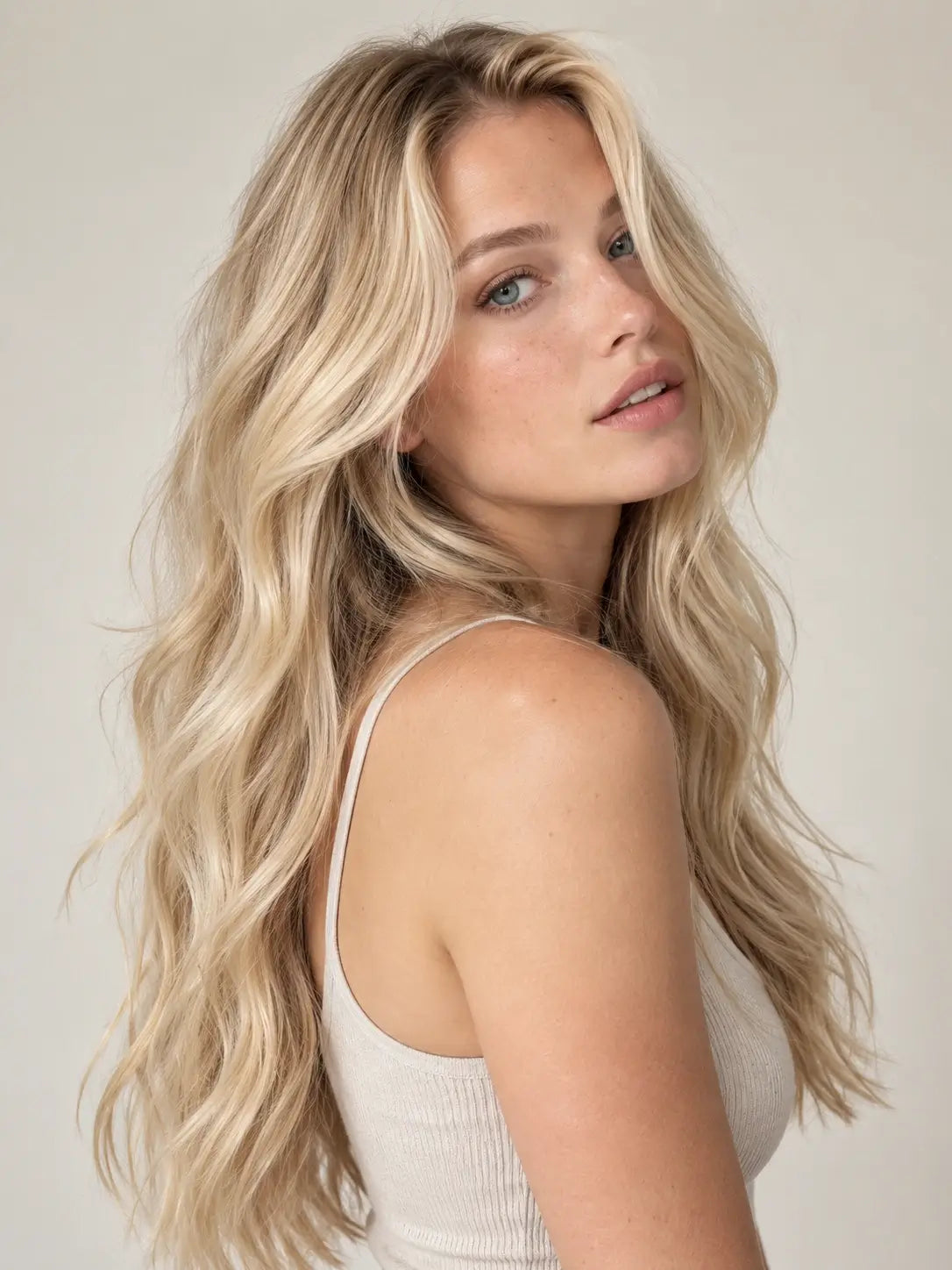 Full Shine Virgin Hair Butterfly Weft extensions create seamless volume, natural movement, and fuller-looking hair with a lightweight, flexible weft design.