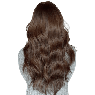 Full Shine Dark Brown Hole PU Weft Virgin Hair Invisible Weft Hair Extensions (#4)-Virgin Pu Hair Weft-Full Shine