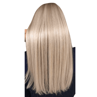 Full Shine Hole PU Weft Virgin Invisible Weft Hair Extensions Bleach Blonde (#18/613)-Virgin Pu Hair Weft-Full Shine