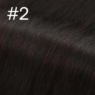 Fullshine sunkissed brown genius PU clip ins with subtle highlights