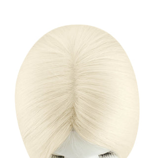 360 degree hair topper, ultra thin base topper, invisible mesh design, real platinum blonde hair, full coverage hair insert, human hair extensions, breathable hair patch, crown volume solution, clip in hairpiece, women’s hair loss coverage, fine hair remedy, remy quality topper, lightweight wearable topper, top crown enhancer, soft touch hairpiece, daily wear topper, part-ready crown piece, natural blend finish, premium top coverage, high quality human hair