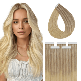 Luxurious Length and Volume: Achieve flawless length and volume with our premium Virgin Tape Hair Extensions, designed for a natural and seamless blend.