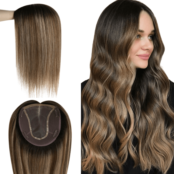 full shine, virgin human hair, hair toppers, seamless blend, balayage blonde, hair topper for women, natural look, full coverage, real human hair, clip in hair, hairpiece for thinning hair, invisible integration, lightweight hair solution, volume boost, remy hair, hair replacement, breathable base, hair extension, thick hair appearance, soft texture, scalp-friendly topper, daily wear topper, realistic hairline, heat-friendly fiber