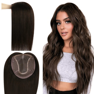 dark brown hair topper, invisible base hairpiece, real human hair, thinning hair solution, hair loss coverage, clip in hair topper, breathable mesh topper, seamless blend topper, virgin remy hair, natural scalp coverage, crown volume booster, realistic part topper, lightweight topper for women, premium hair insert, women’s hair patch, fine hair fix, comfort wear hairpiece, hair volume enhancer, natural hairline topper, full shine topper, hairpiece for crown, high quality topper