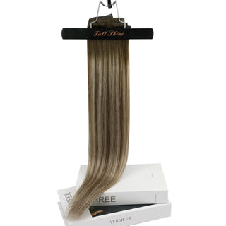 Full shine Balayage Blonde buy clip in hair extensions provide shoppers with premium hair deals.