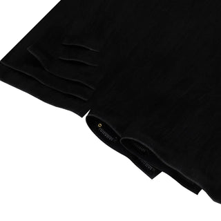 Full shine Off Black clip in extensions are used by professional hairstylists for a maximum volume boost.