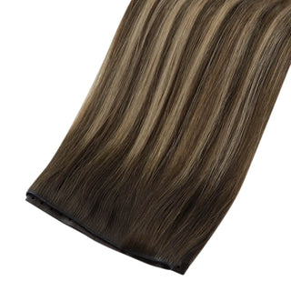 Fullshine Balayage Brown and Blonde Highlights, 20 Inches, Real Human Hair, Seamless Weft, Rich Brown Balayage with Blonde Highlights, Smooth and Silky, Lightweight, Non-Shedding, Full Volume, Healthy Hair, Soft Texture, Natural Movement, Tangle-Free, Long-Lasting Shine, Easy to Style, Comfortable Fit