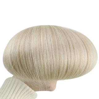 Smooth blonde base with subtle rose brown shadows for elegant depth.