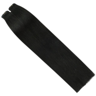 Fullshine off black virgin wefts designed for everyday natural wear.