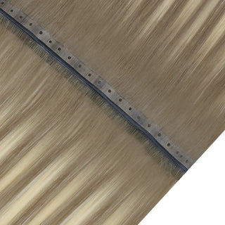 Fullshine Virgin Hair Butterfly Weft in Light Ash Brown Balayage is perfect for blending colors and versatile styling.
