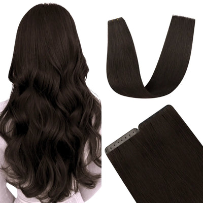  Fullshine Virgin Hair Extensions, Seamless Invisible Weft, Dark Brown Color, 22 Inches, Real Human Hair, Smooth Texture, High-Quality Extensions, Natural Look, Long-lasting, Comfortable Fit, Tangle-Free, Soft and Silky, Easy Installation, Healthy Hair, Full Volume, Non-Shedding