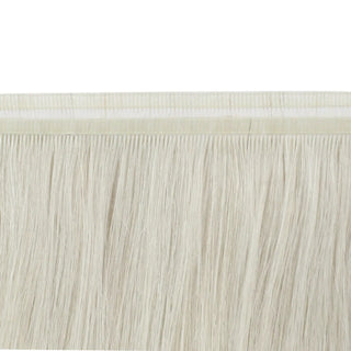 Silky platinum blonde Fullshine virgin hair for a clean, high-lift blonde appearance.