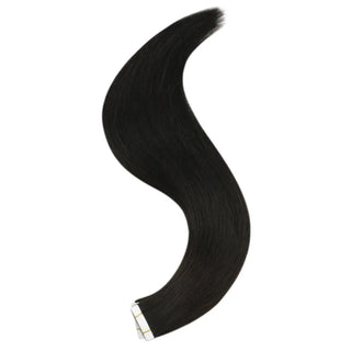 Virgin off black tape in extensions offering long-lasting shine and everyday wear.