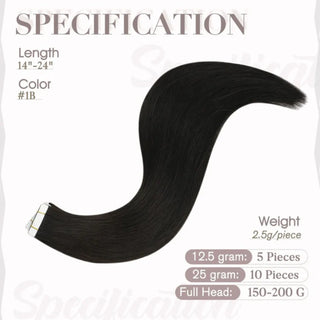 Fullshine off black virgin hair extensions giving fullness and realistic movement.