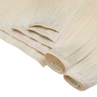 [Pre order] Genius PU Clip in Hair Extensions 7 Pieces Blonde Lowlights #P18/613