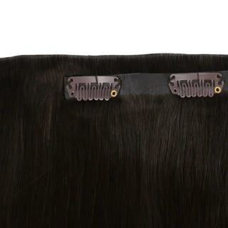 [Pre Order] Injection PU Clip in Hair Extensions Remy Hair Brown Highlights #2/2/6