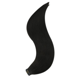 Fullshine natural off black virgin hair extensions for length and fullness.