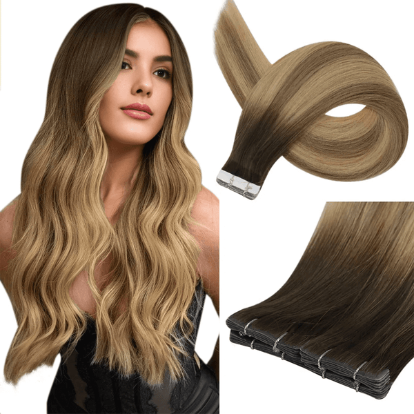 Full Shine Hair Seamless Tape in Hair Extensions Virgin Hair  display picture 2