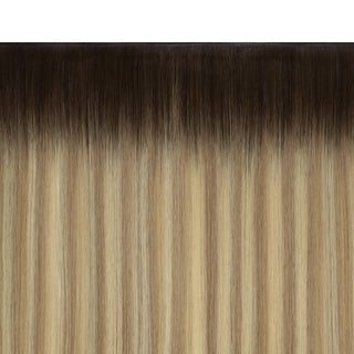 Fullshine Dark Brown to Blonde Balayage Butterfly Weft is premium virgin hair perfect for natural fullness and shine.
