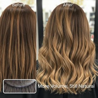 Top Virgin Weft Brazilian 100% Real Human Hair Sew In Bundles Balayage (#4/27/4)-Regular Virgin Hair Weft-Full Shine
