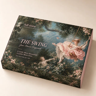 _hair_extension_packaging_box	Full Shine The Swing limited edition hair extension packaging box from the Masterpiece Collection.