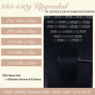 Full Shine bleach blonde thin PU clip ins featuring a real-root injected design.