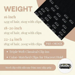 Clip in Extensions 100% Remy Human Hair 7 Pieces Balayage (#3/8/22)