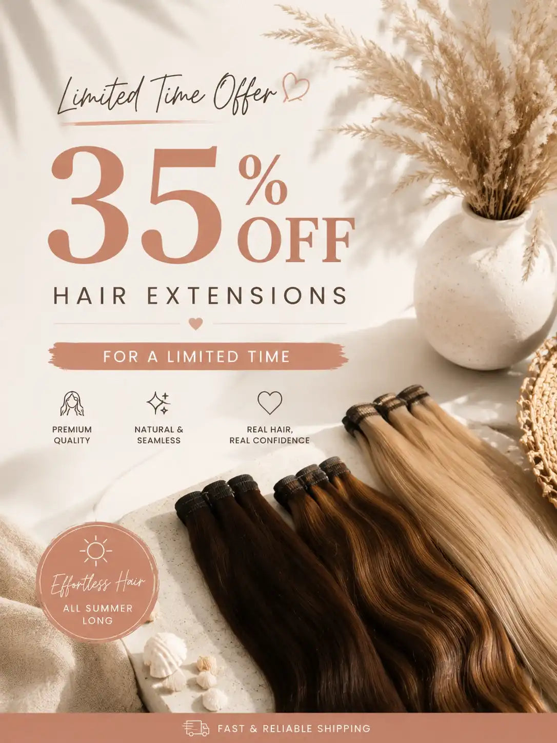 fullshine big deals for US Only hair extensions 35% off