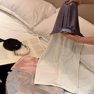 Full Shine gentle hair drying towel helps control frizz and keeps hair smooth, soft, and manageable.