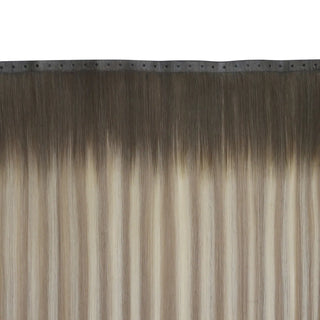 Fullshine Hair ash brown blonde balayage virgin hair butterfly weft natural and stylish