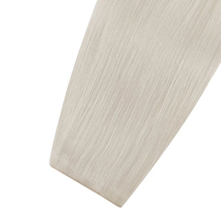 Fullshine Hair platinum blonde virgin hair XO invisible weft smooth and natural
