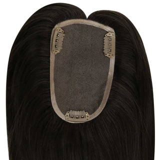 Full Shine hair topper for women in black color with natural volume and comfortable everyday wear.