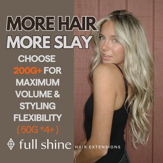 Full Shine injection tape in cool brown to blonde hair extensions designed for professional styling and natural blending.