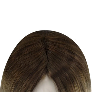 Full Shine mono base virgin hair topper offers realistic appearance, comfortable wear, and natural coverage for women.