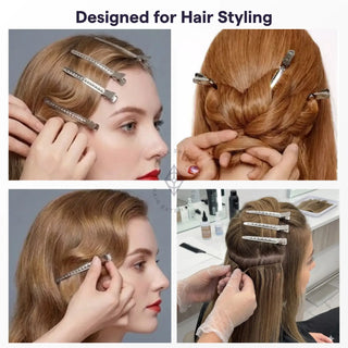 Full Shine premium hair clips deliver a high-end feel with strong grip for secure sectioning and styling.