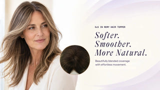 Full Shine mono base hairpiece with large base coverage for a natural hair appearance.