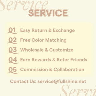 FullShine provides professional customer service and reliable support for Remy clip in human hair extensions.