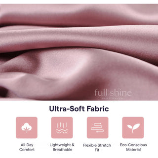 Full Shine dual-fabric sleep hat combines comfort and durability for everyday nighttime hair care.