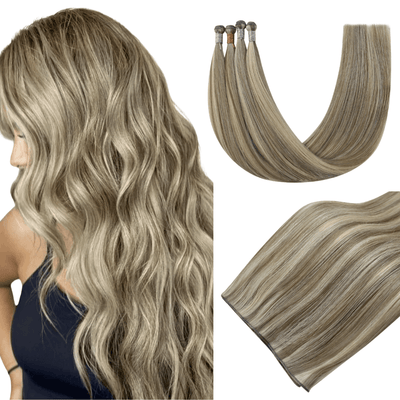 Full Shine Brazilian Hair Extensions 100% Real Human Hair Genius Weft Hybrid Weft Extensions, Balayage Blonde Highlights, Natural Volume Weft, Seamless Weft Extensions, Soft Silky Human Hair, Professional Grade Hair Extensions, Salon Quality Hair Extensions, Lightweight Long Hair Weft, Hand-Tied Weft Hair, Luxurious Thick Hair Weft