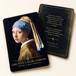 Girl with a Pearl Earring collector art card from the Full Shine Masterpiece Collection.
