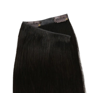 [Pre order] Genius PU Clip in Hair Extensions 7 Pieces Brown Highlights #2/2/6