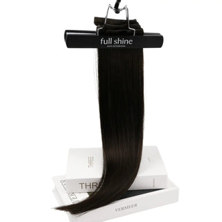 [Pre Order] Injection PU Clip in Hair Extensions Remy Hair Brown Highlights #2/2/6