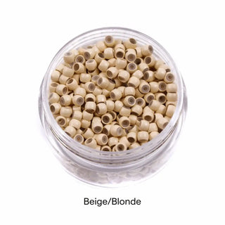 Nano Ring Beads for hair extensions, providing secure maintenance and long-lasting results for a permanent, beautiful style without damaging your natural hair.