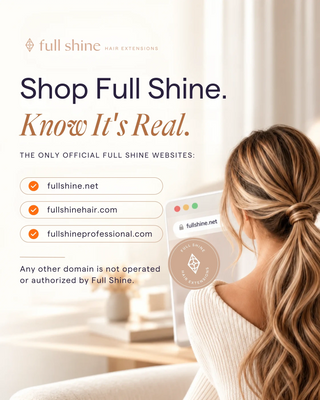 How to spot a fake Full Shine website and protect yourself from unauthorized hair extension websites