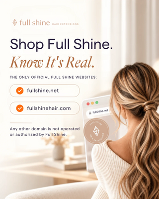 How to spot a fake Full Shine website and protect yourself from unauthorized hair extension websites